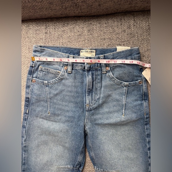 BNWT Free People Ghost Town High Rise Long Shorts β Size 26 - Picture 6 of 16